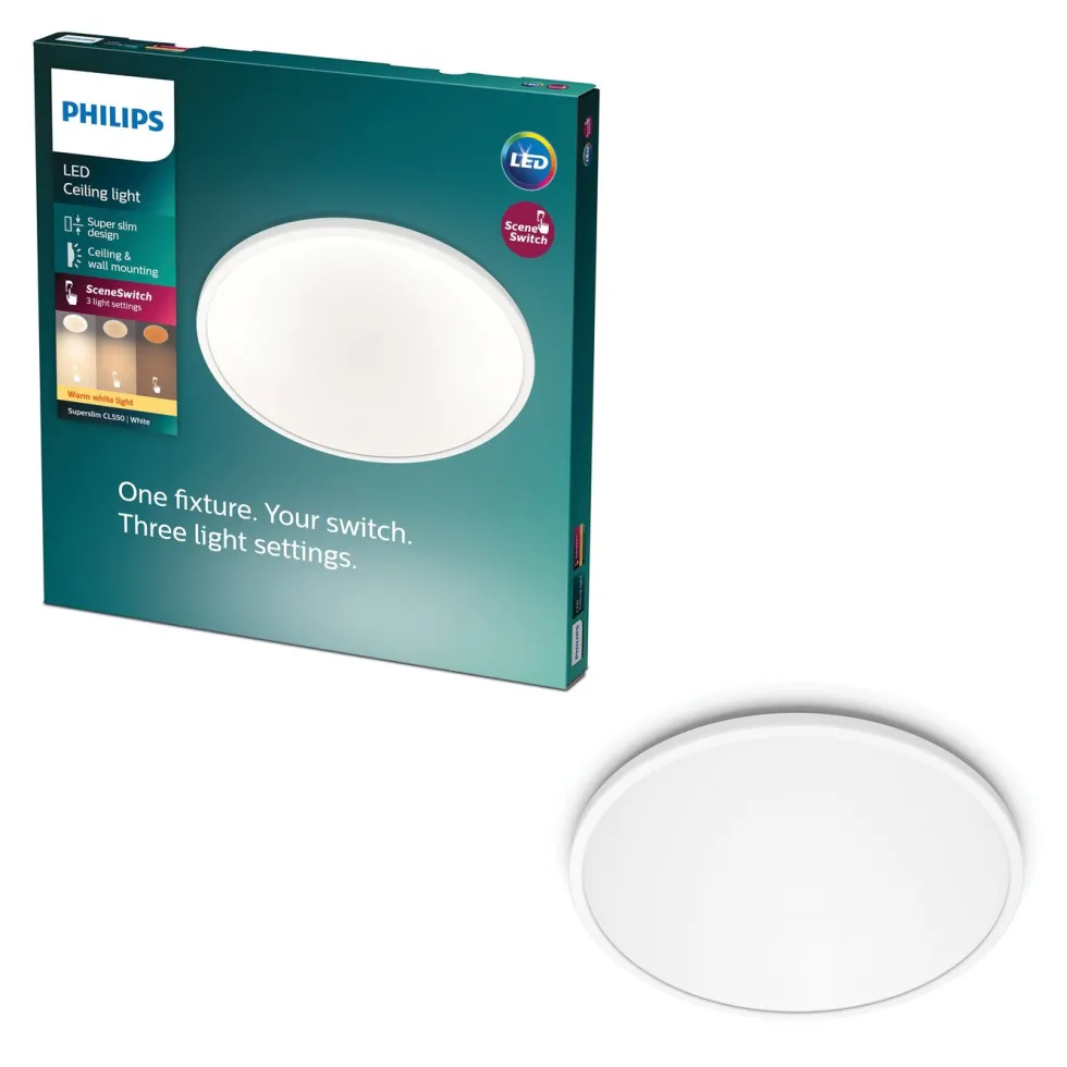 Philips Mauve Sceneswitch LED-plafond 1500 lm