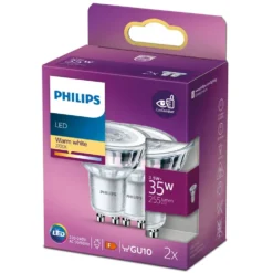 Philips Philips LED-pære Spotlight GU10 255 lm 2-pk.