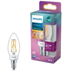 Philips Sceneswitch LED-pære Mignon E14 470 lm