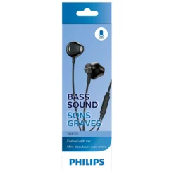 Philips TAUE101 in-ear-hodetelefoner med mikrofon Svart