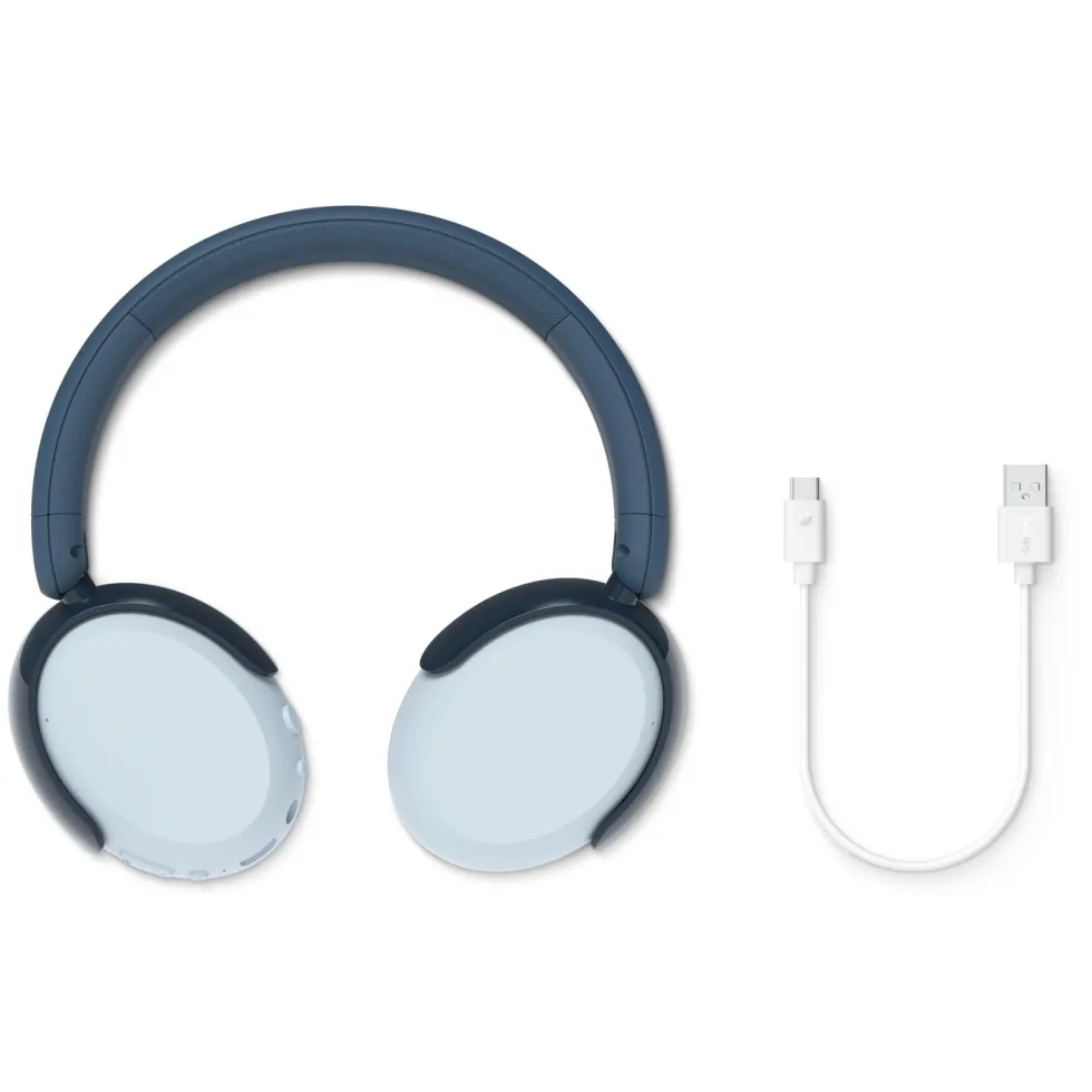 Philips Trådløse over-ear-hodetelefoner for barn med støydemping Blå