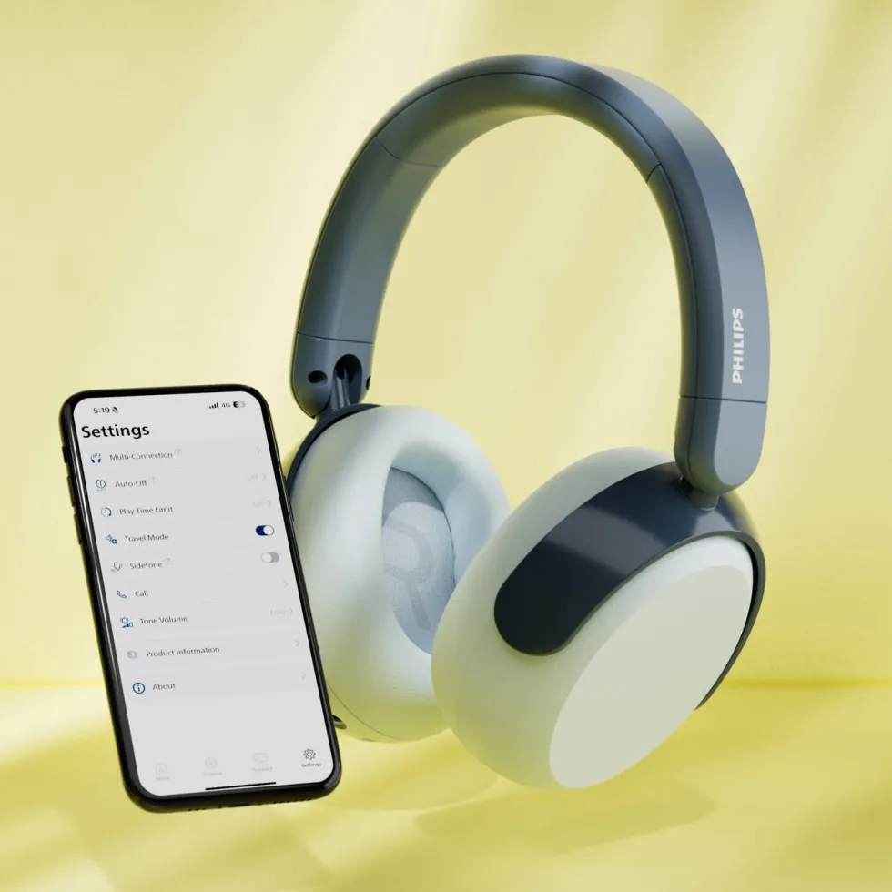 Philips Trådløse over-ear-hodetelefoner for barn med støydemping Blå