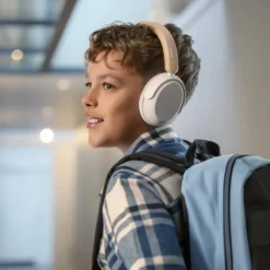 Philips Trådløse over-ear-hodetelefoner for barn med støydemping Beige