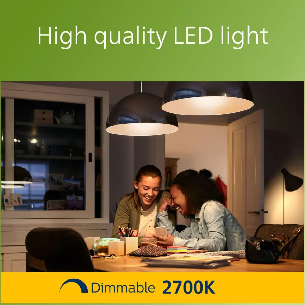 Philips Ultra Efficient E27 Dimbar LED-pære 840 lm