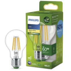 Philips Ultra Efficient E27 LED-pære 840 lm