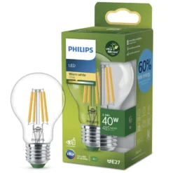 Philips Ultra Efficient E27 LED-pære 485 lm