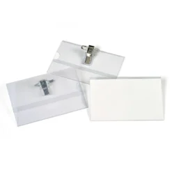 Plastlomme for navneskilt 50-pk.