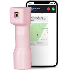 Plegium Smart forsvarsspray med Bluetooth Rosa
