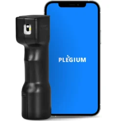 Plegium Smart forsvarsspray med Bluetooth Svart