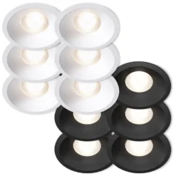 Plejd Downlight Deep DWN-02 6-pack Svart
