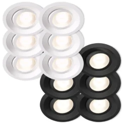 Plejd Downlight Tilt DWN-01 6-pack Svart