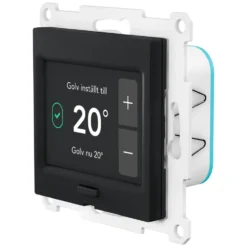 Plejd TRM-01 smart termostat for gulvvarme (Studio) Studio, svart