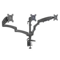 Plexgear Bordfeste med 3 armer for skjermer på 13–32"