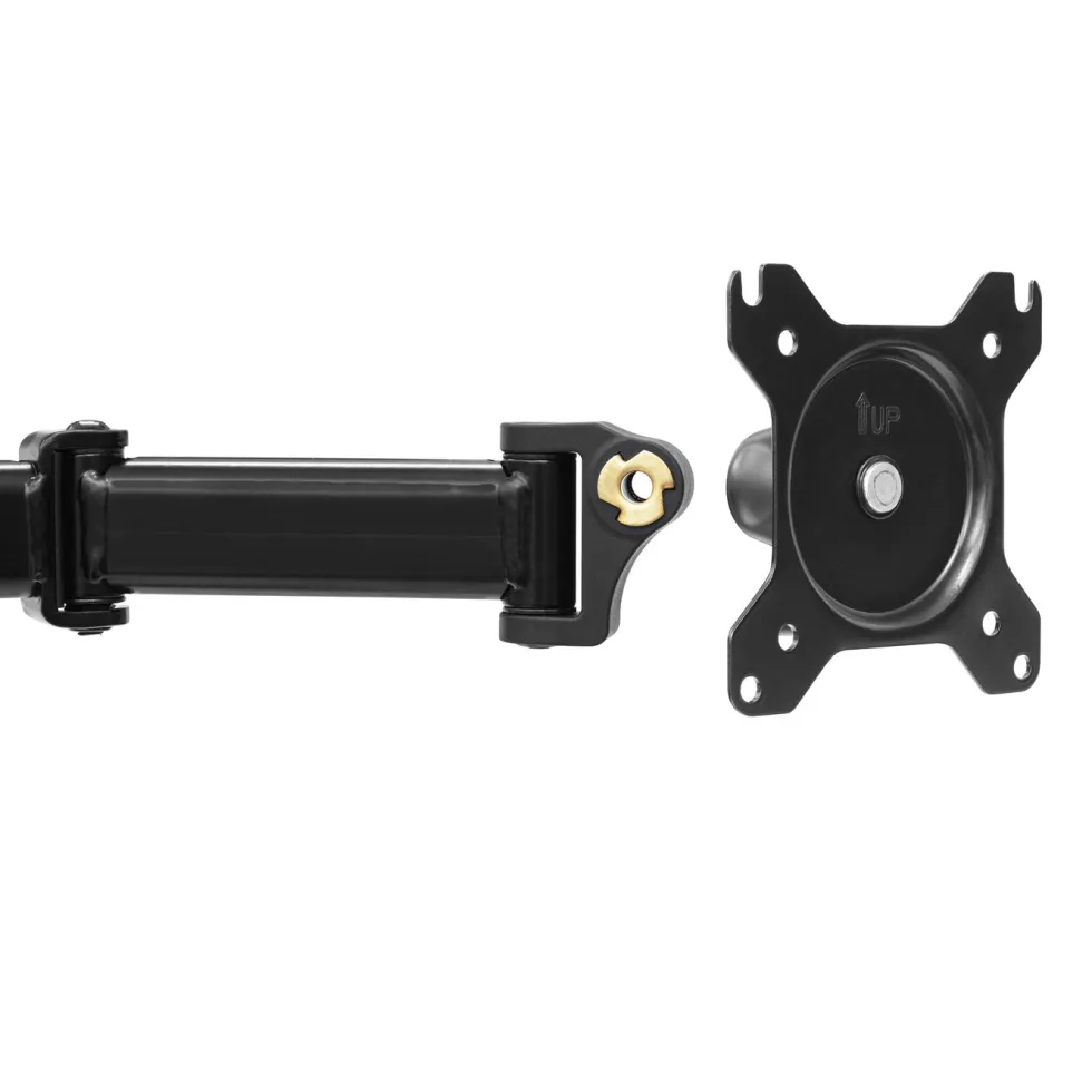Plexgear Bordsfeste med 2 armer for skjermer opptil 27"