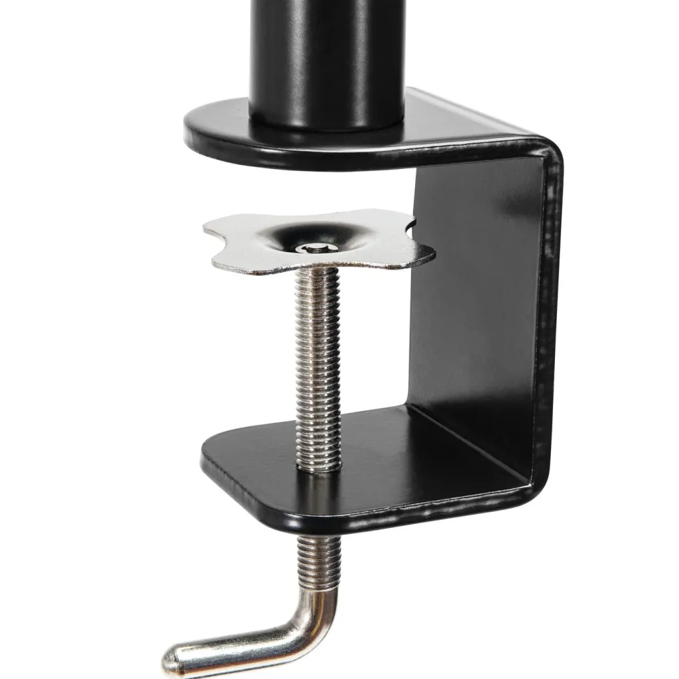 Plexgear Bordsfeste med 2 armer for skjermer opptil 27"