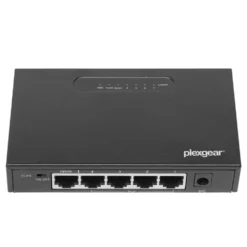 Plexgear Gigabitswitch med POE+ 5-porter