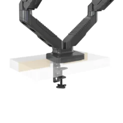 Plexgear 3-leddet fjæret bordfeste for skjerm 13-27” 2 armer