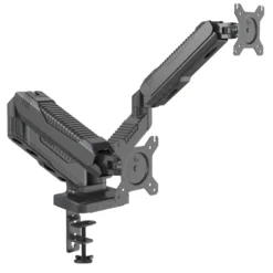 Plexgear 3-leddet fjæret bordfeste for skjerm 13-27” 2 armer