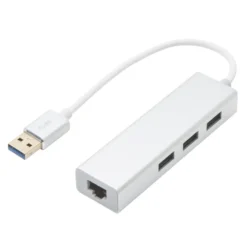 Plexgear Portable 700 USB 5 Gb/s-hub og gigabit-nettverkskort