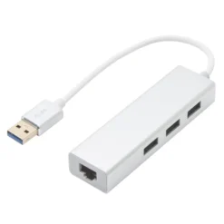 Plexgear Portable 700 USB 5 Gb/s-hub og gigabit-nettverkskort