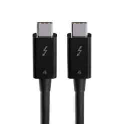 Plexgear Thunderbolt 4 USB-C-kabel 70 cm Svart