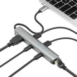 Plexgear USB-C-multiadapter CB1024 - 6 porter