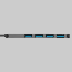 Plexgear USB-C til 4x USB-A-adapter CB223