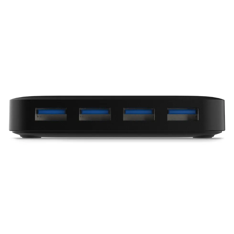 Plexgear USB 5 Gb/s-hub med strømforsyning, 4-veis
