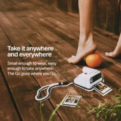 Polaroid Go Gen 3 direktefilmkamera med film Hvit