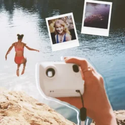 Polaroid Go Gen 3 direktefilmkamera med film Hvit