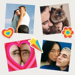 Polaroid Hi-Print 3×3 Photo Printer – bærbar fotoskriver + 60 ark