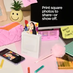 Polaroid Hi-Print 3×3 Photo Printer – bærbar fotoskriver + 60 ark