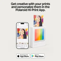 Polaroid Hi-Print 3×3 Photo Printer – bærbar fotoskriver + 60 ark
