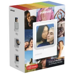 Polaroid Hi-Print 3×3 Photo Printer – bærbar fotoskriver + 10 ark