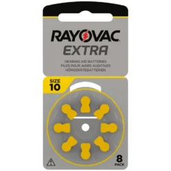 Rayovac Høreapparatbatterier Gul ZA10 8-pk.