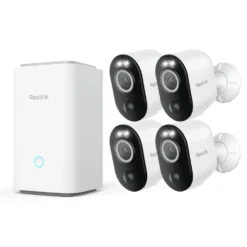 Reolink Home Hub med 4x Argus 3 Ultra 4K-kamera