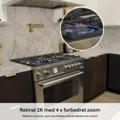 Ring Indoor Camera Plus - Retinal 2K overvåkingskamera Svart