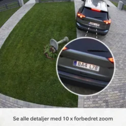 Ring Outdoor Cam Pro Plug-in - Retinal 4K overvåkingskamera Svart