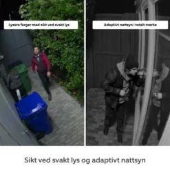 Ring Outdoor Cam Pro Plug-in - Retinal 4K overvåkingskamera Svart