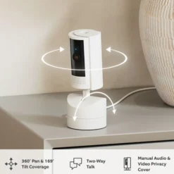 Ring Pan-Tilt Indoor Camera Hvit