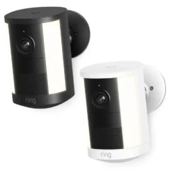 Ring Spotlight Cam Battery (2nd Gen) trådløst overvåkingskamera Svart