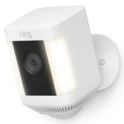 Ring Spotlight Cam Plus Battery Trådløst overvåkingskamera Hvit