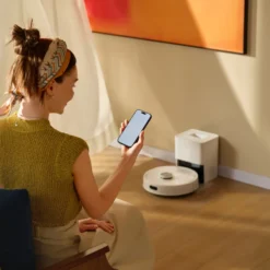 Roborock Q7 TF+ robotstøvsuger med basestasjon Hvit