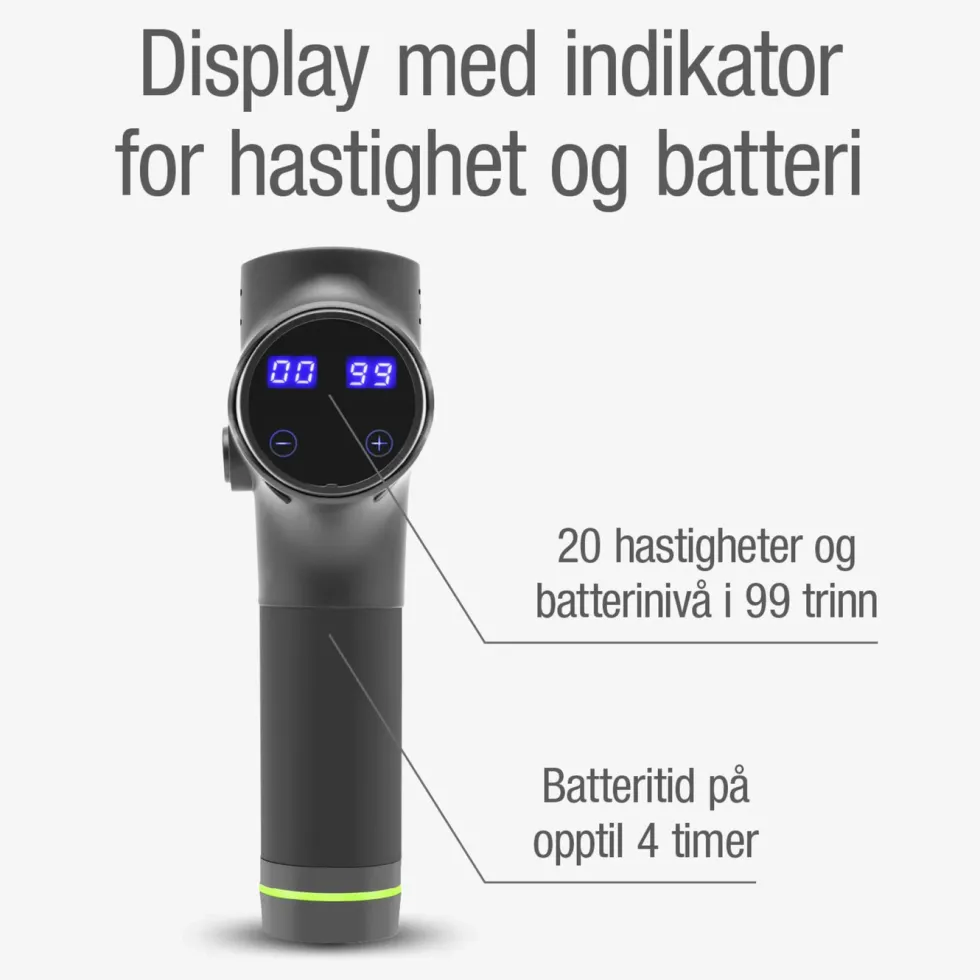 Rubicson Recovery Massasjepistol USB-C