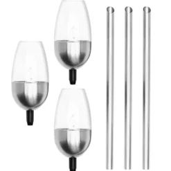 Rubicson Solcelledrevet fakkel 3-pk.