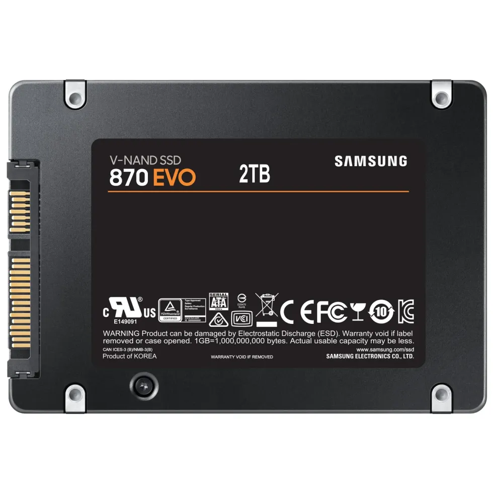 Samsung 870 EVO SSD-disk 2 TB