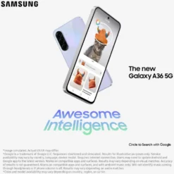 Samsung Galaxy A36 5G 128 GB Svart