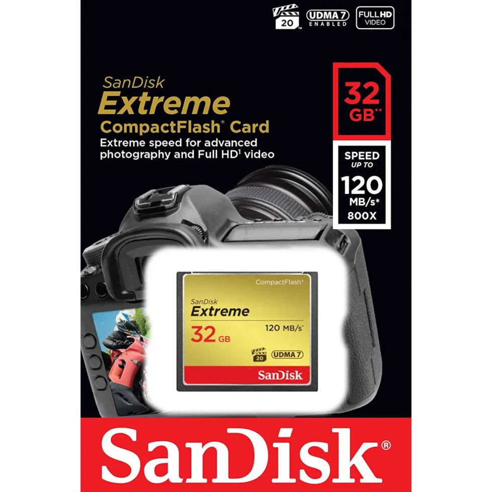 Sandisk Extreme CF-kort 32 GB