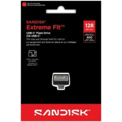 Sandisk Extreme Fit – USB-C-minne 128 GB