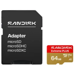 Sandisk Extreme PLUS microSDXC 64 GB – 200/90 MB/s